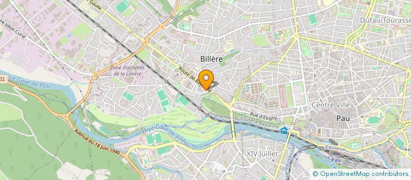 localisation de l'entreprise MONSIEUR CHARLES DIGOUT  BILLERE