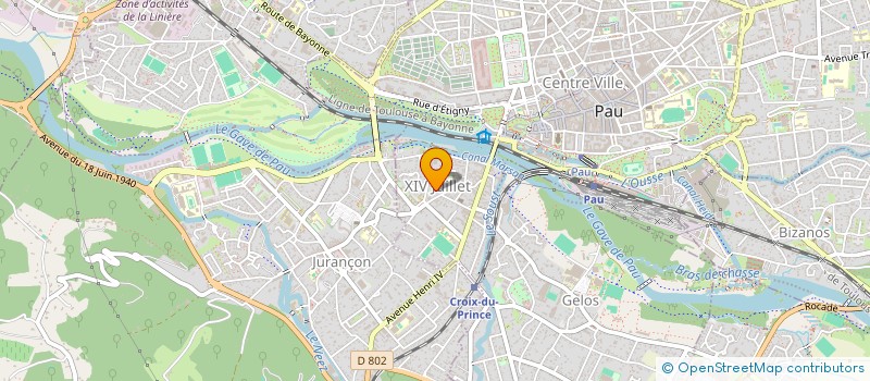 localisation de l'entreprise MONSIEUR CHARLES DIRAT à PAU