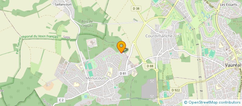 localisation de l'entreprise MONSIEUR CHARLES DO BRITO  MENUCOURT