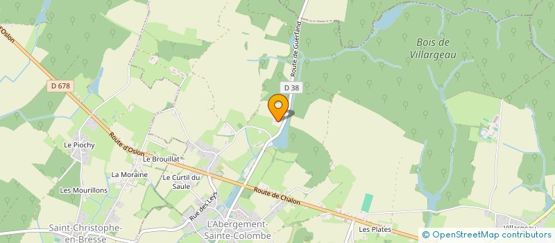 localisation de l'entreprise MONSIEUR CHARLES DOMAS  L'ABERGEMENT-SAINTE-COLOMBE
