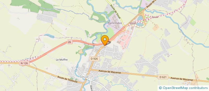 localisation de l'entreprise MONSIEUR CHARLES DOMINGUES  SOUAL