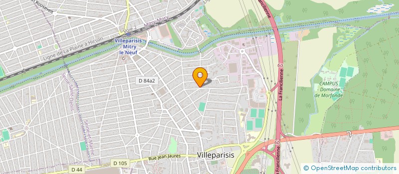 localisation de l'entreprise MONSIEUR CHARLES DONKOR  VILLEPARISIS