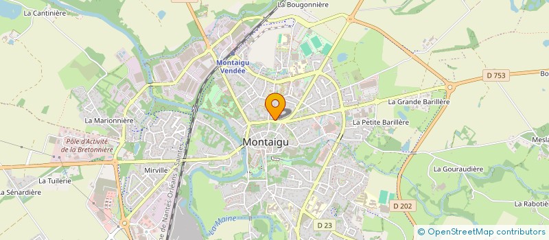 localisation de l'entreprise MONSIEUR CHARLES DOUILLARD à MONTAIGU-VENDEE
