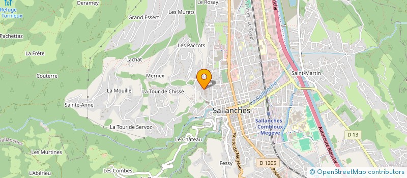 localisation de l'entreprise MONSIEUR CHARLES DOWDALL à SALLANCHES