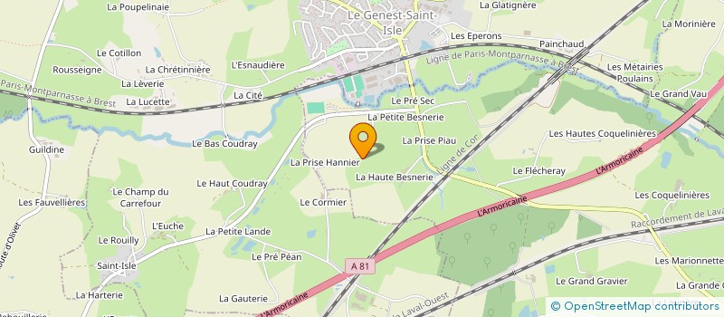 localisation de l'entreprise MONSIEUR CHARLES DREUX à SAINT-BERTHEVIN