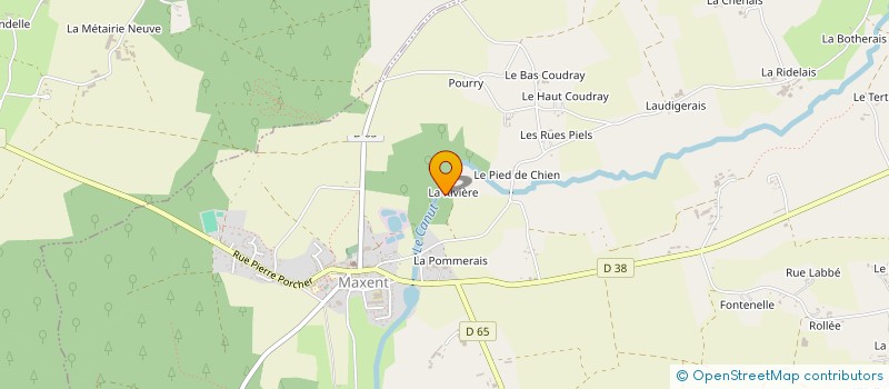 localisation de l'entreprise MONSIEUR CHARLES DU BOISHAMON  MAXENT