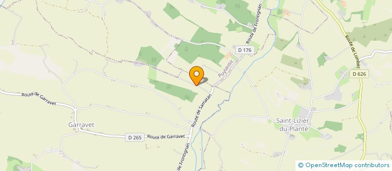 localisation de l'entreprise MONSIEUR CHARLES DUBOIS  GARRAVET