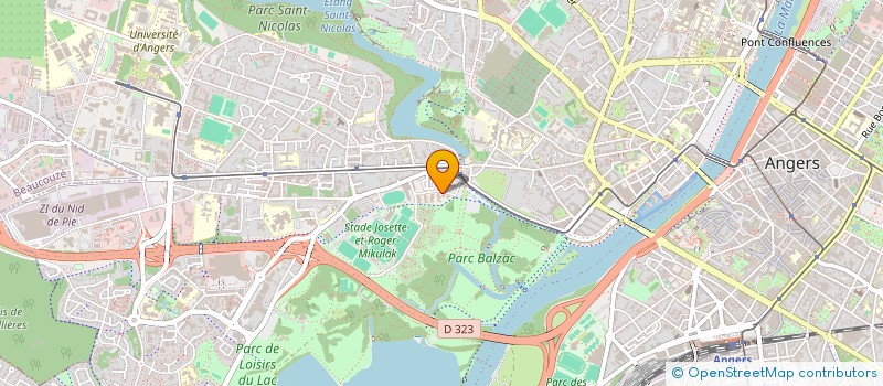 localisation de l'entreprise MONSIEUR CHARLES DUBRE à ANGERS