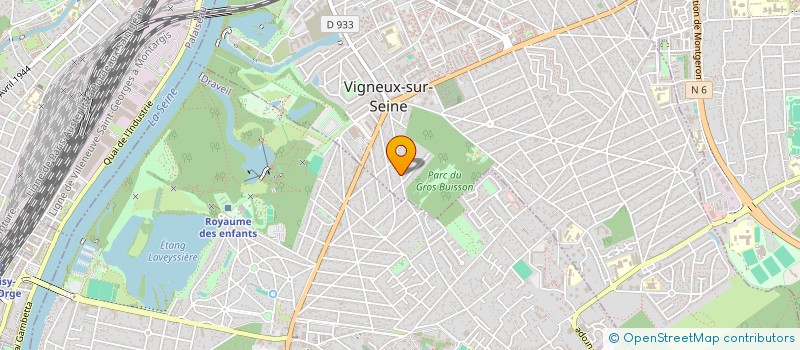 localisation de l'entreprise MONSIEUR CHARLES DUBUC  VIGNEUX-SUR-SEINE