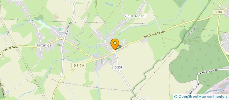 localisation de l'entreprise MONSIEUR CHARLES DUGIMONT  HARGNIES