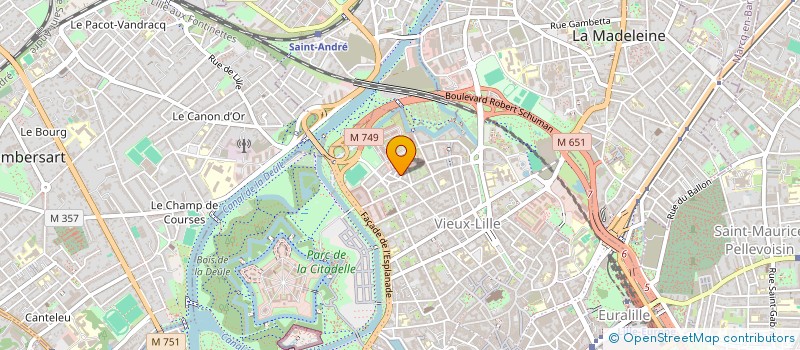localisation de l'entreprise MONSIEUR CHARLES DUMON à LILLE