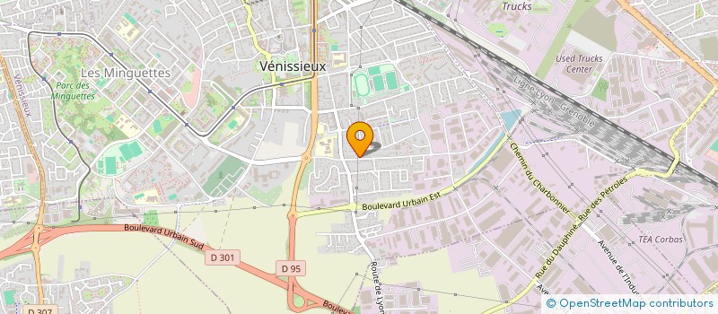 localisation de l'entreprise MONSIEUR CHARLES DUMONTET  VENISSIEUX