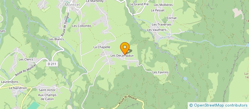 localisation de l'entreprise MONSIEUR CHARLES DUMORTIER à MONTCEL