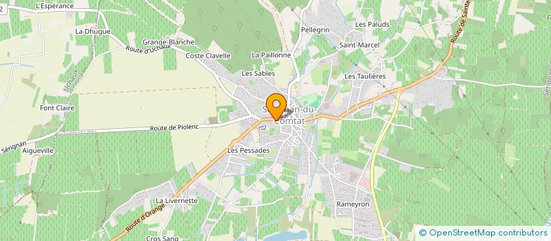 localisation de l'entreprise MONSIEUR CHARLES DUPLAN  SERIGNAN-DU-COMTAT