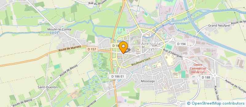 localisation de l'entreprise MONSIEUR CHARLES DUPLOUY à AIRE-SUR-LA-LYS