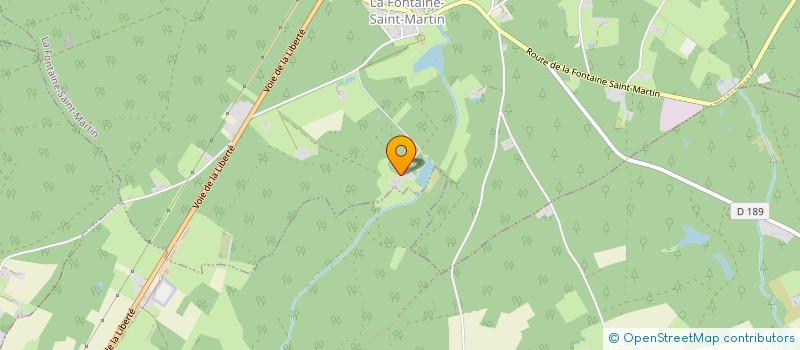 localisation de l'entreprise MONSIEUR CHARLES DURAND-GASSELIN  LA FONTAINE SAINT MARTIN