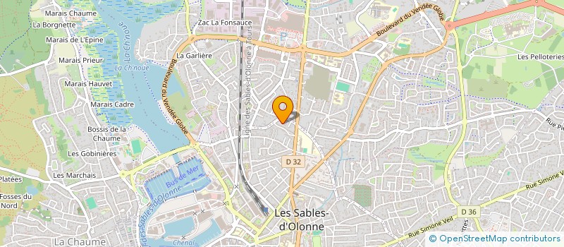 localisation de l'entreprise MONSIEUR CHARLES DURANDET à LES SABLES D'OLONNE