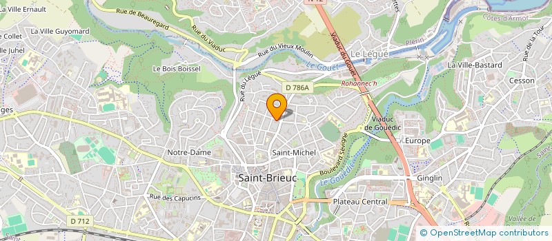 localisation de l'entreprise MONSIEUR CHARLES DURROUX à SAINT-BRIEUC