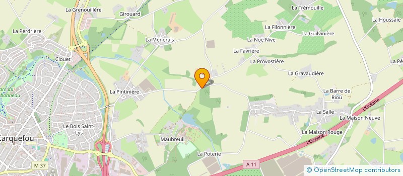 localisation de l'entreprise MONSIEUR CHARLES DUTERQUE à CARQUEFOU