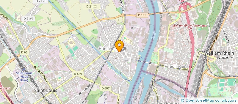 localisation de l'entreprise MONSIEUR CHARLES EA  HUNINGUE