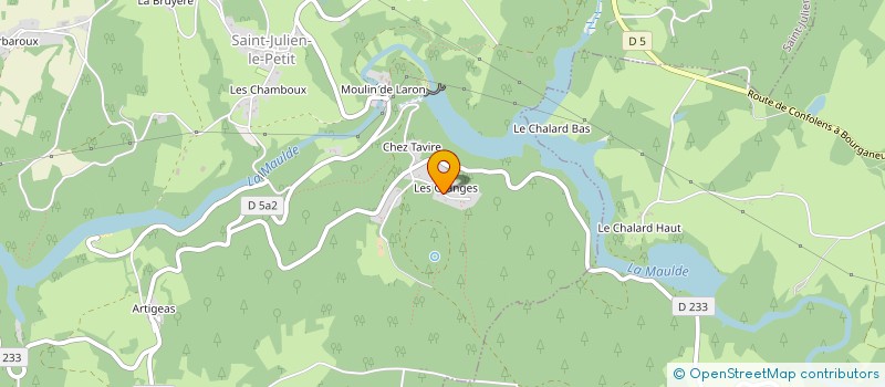 localisation de l'entreprise MONSIEUR CHARLES ECALLE à BUJALEUF