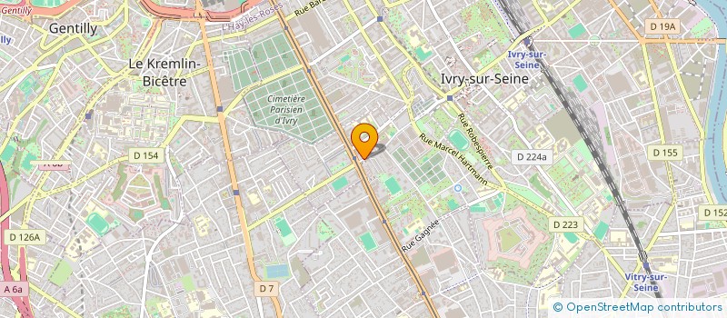 localisation de l'entreprise MONSIEUR CHARLES-EDDY ONDONGO GATSE  IVRY-SUR-SEINE