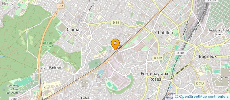 localisation de l'entreprise MONSIEUR CHARLES EDERY à CHATILLON
