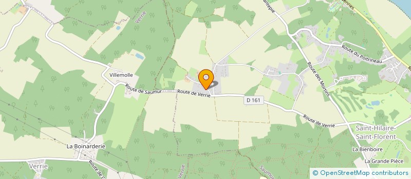 localisation de l'entreprise MONSIEUR CHARLES-EDOUARD DELEPOULLE  SAUMUR