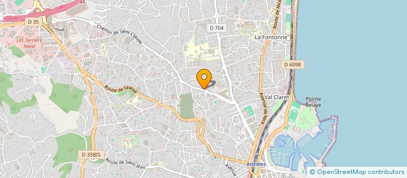 localisation de l'entreprise MONSIEUR CHARLES-EDOUARD LAILLET à ANTIBES