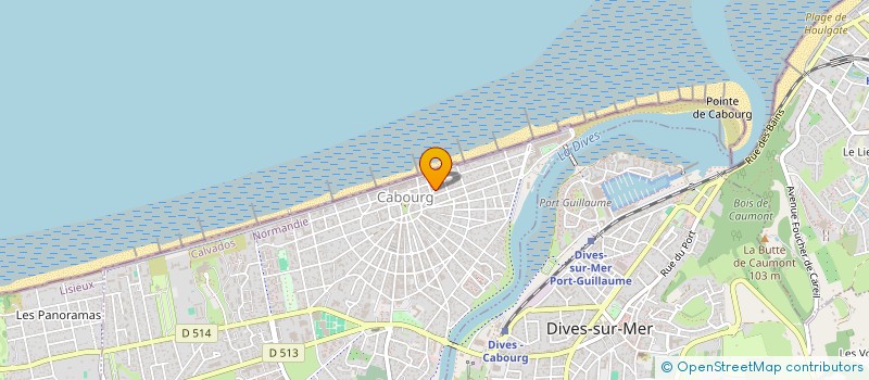 localisation de l'entreprise MONSIEUR CHARLES EDOUARD MOSIMANN  CABOURG