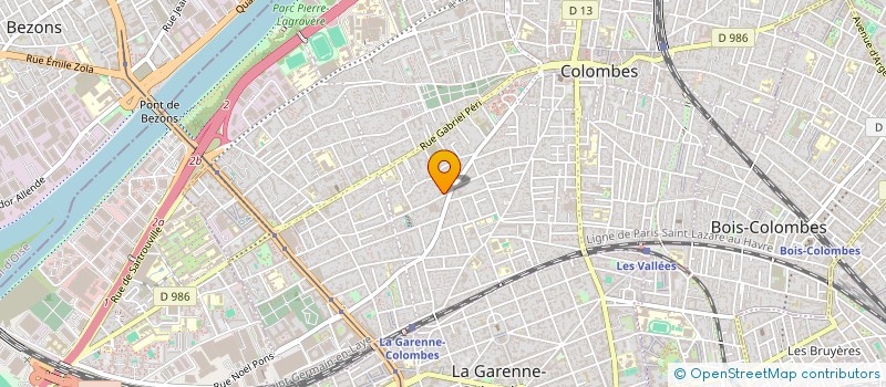 localisation de l'entreprise MONSIEUR CHARLES-EDOUARD SANDERS à COLOMBES