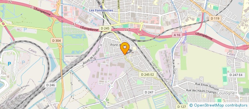 localisation de l'entreprise MONSIEUR CHARLES-EDOUARD SCHNEIDER  COQUELLES