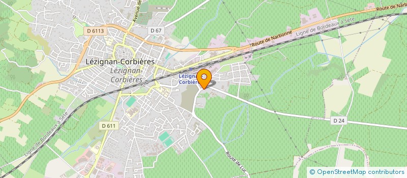 localisation de l'entreprise MONSIEUR CHARLES EDWARD POUIL à LEZIGNAN-CORBIERES