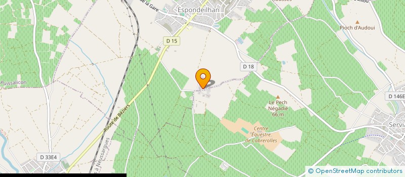 localisation de l'entreprise MONSIEUR CHARLES EGGERMONT à ESPONDEILHAN