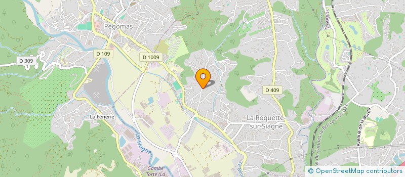 localisation de l'entreprise MONSIEUR CHARLES-ELIE BRETON à LA ROQUETTE-SUR-SIAGNE