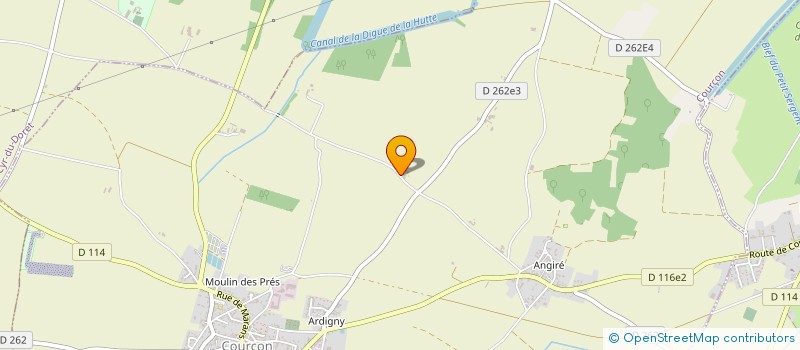 localisation de l'entreprise MONSIEUR CHARLES-ELIE CHEVALIER  COURCON