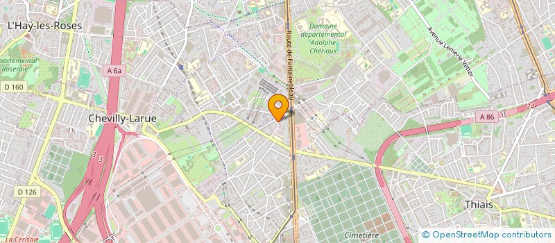 localisation de l'entreprise MONSIEUR CHARLES ELIZE  CHEVILLY-LARUE