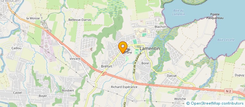 localisation de l'entreprise MONSIEUR CHARLES ELLAPIN  LAMENTIN