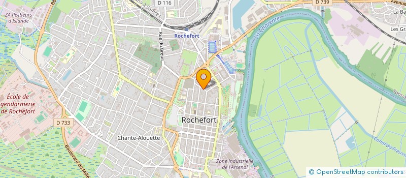 localisation de l'entreprise MONSIEUR CHARLES-EMMANUEL ANDRAULT  ROCHEFORT