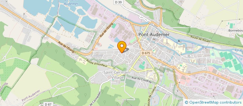 localisation de l'entreprise MONSIEUR CHARLES-EMMANUEL COUY à PONT-AUDEMER