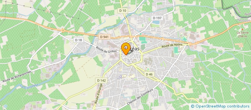 localisation de l'entreprise MONSIEUR CHARLES-EMMANUEL LEOTHAUD  VALREAS