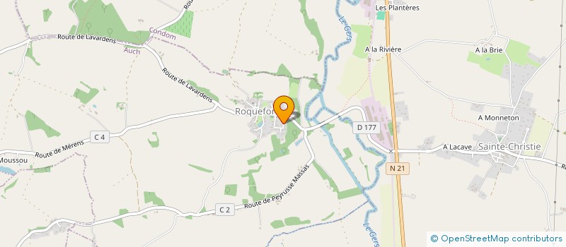 localisation de l'entreprise MONSIEUR CHARLES-EMMANUEL PERRI  ROQUEFORT