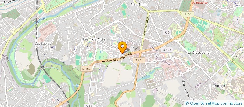 localisation de l'entreprise MONSIEUR CHARLES ENEHIZENA  POITIERS