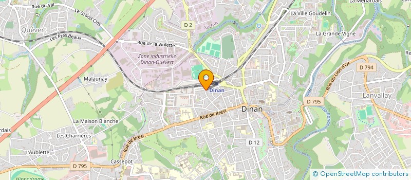 localisation de l'entreprise MONSIEUR CHARLES-ERIC LE BRUN  DINAN