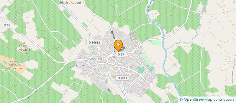 localisation de l'entreprise MONSIEUR CHARLES ESCANDE  ALIGNAN-DU-VENT