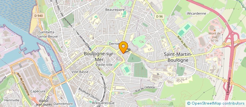 localisation de l'entreprise MONSIEUR CHARLES-ETIENNE DUFLOS à BOULOGNE-SUR-MER