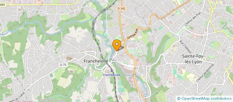 localisation de l'entreprise MONSIEUR CHARLES-ETIENNE FAVIER  FRANCHEVILLE