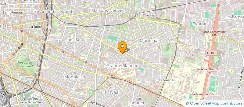 localisation de l'entreprise MONSIEUR CHARLES-EVAN GAY  LYON