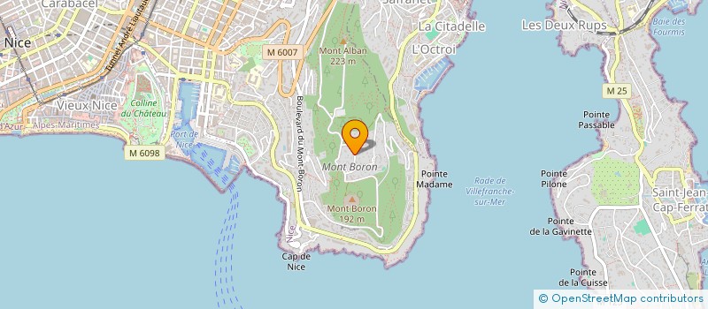 localisation de l'entreprise MONSIEUR CHARLES EVANS à NICE