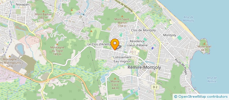 localisation de l'entreprise MONSIEUR CHARLES FAUBERT à REMIRE-MONTJOLY
